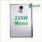 225 Photovoltaic Molycrystalline Zonnepanelen van W met Rang een Zonnecel