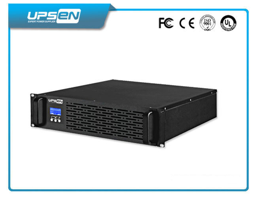 Rcak zet online UPS op was sigle fase met zwarte plastiek en USB-haven