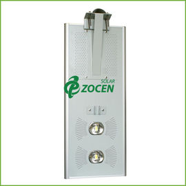 Regelbare IP65 60W Geïntegreerde Zonnepaneelstraatlantaarns met Menselijk Lichaamssensor