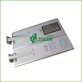 Regelbare IP65 60W Geïntegreerde Zonnepaneelstraatlantaarns met Menselijk Lichaamssensor