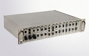 Zet netwerk Geleide Media Convertor 16 Groevenrek Systeem, Websnmp Telnet op