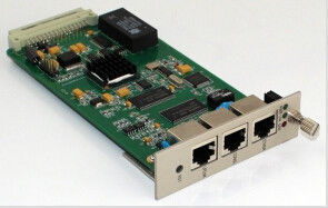 Zet netwerk Geleide Media Convertor 16 Groevenrek Systeem, Websnmp Telnet op