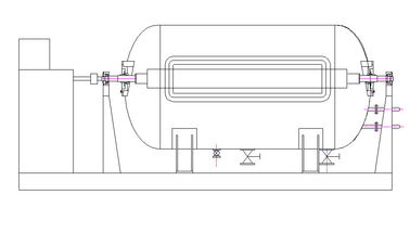AC Reuze de Kleurstofstof Jigger die van de Frequentieomzetting Machine1000kg verft - 3200kg