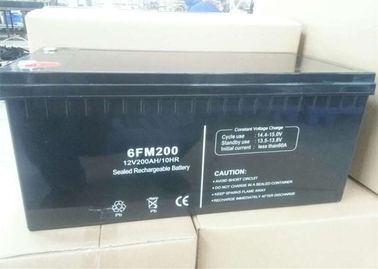 klep van 6FM200 VRLA regelde de Zonnemachtsaccu's van de Lood Zure Batterij 12v 200ah