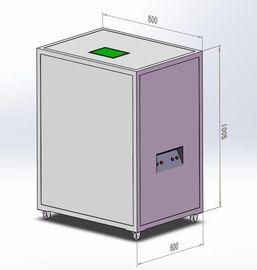 Bank van de het Lithiumbatterij van Ce de Gediplomeerde 30KWh Zonne, die met BMS wordt geïntegreerd