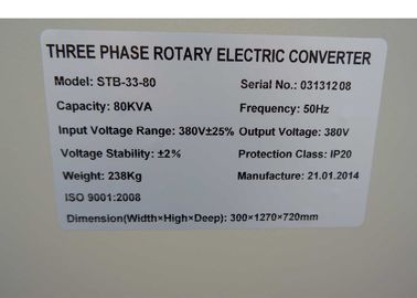 Binnen/Openlucht 80 KVA IP20 Automatische Voltageregelgever In drie stadia