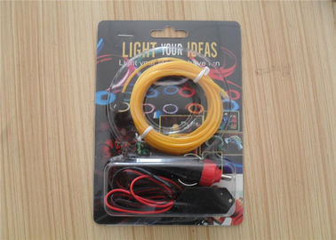 4mm/5mm Electroluminescent LEIDENE Draad van Gr met de Omschakelaar van gelijkstroom 12V voor Deur en Muur