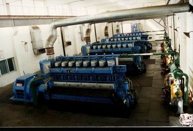 60MW elektrische van de de Elektrische centrale Zware Brandstof van Postgenset Oliegestookte 3 Fasedieselmotor