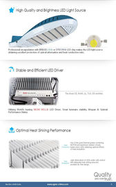 18000 lumen 165W Hoge Machts LEIDENE Straatlantaarninrichtingen 6000K 5500K 3500K