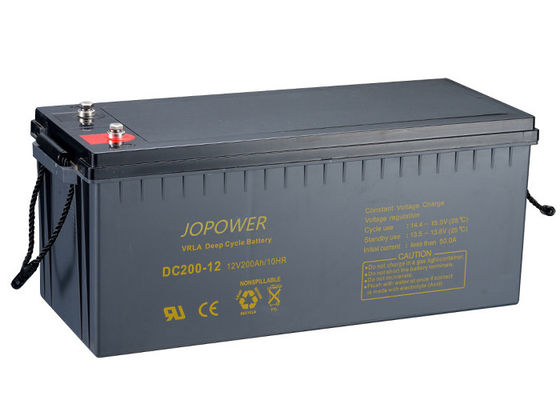 12 van de Diepe de Cyclusvolts Batterij 200Ah van VRLA voor Zonnemacht van Netsystemen